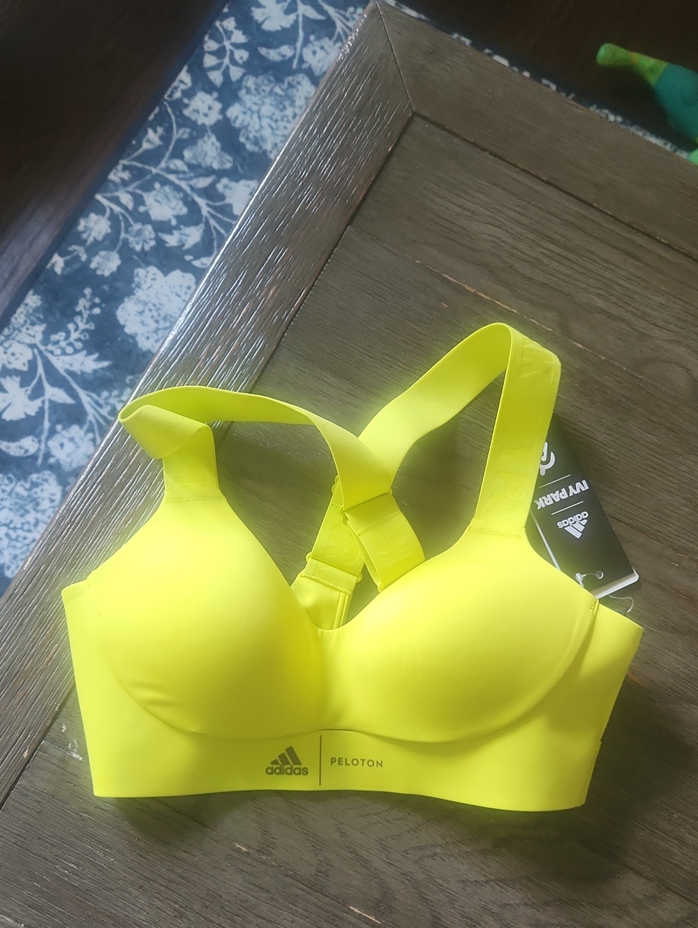 Adidas Neon Yellow Women's Support Sports Bra